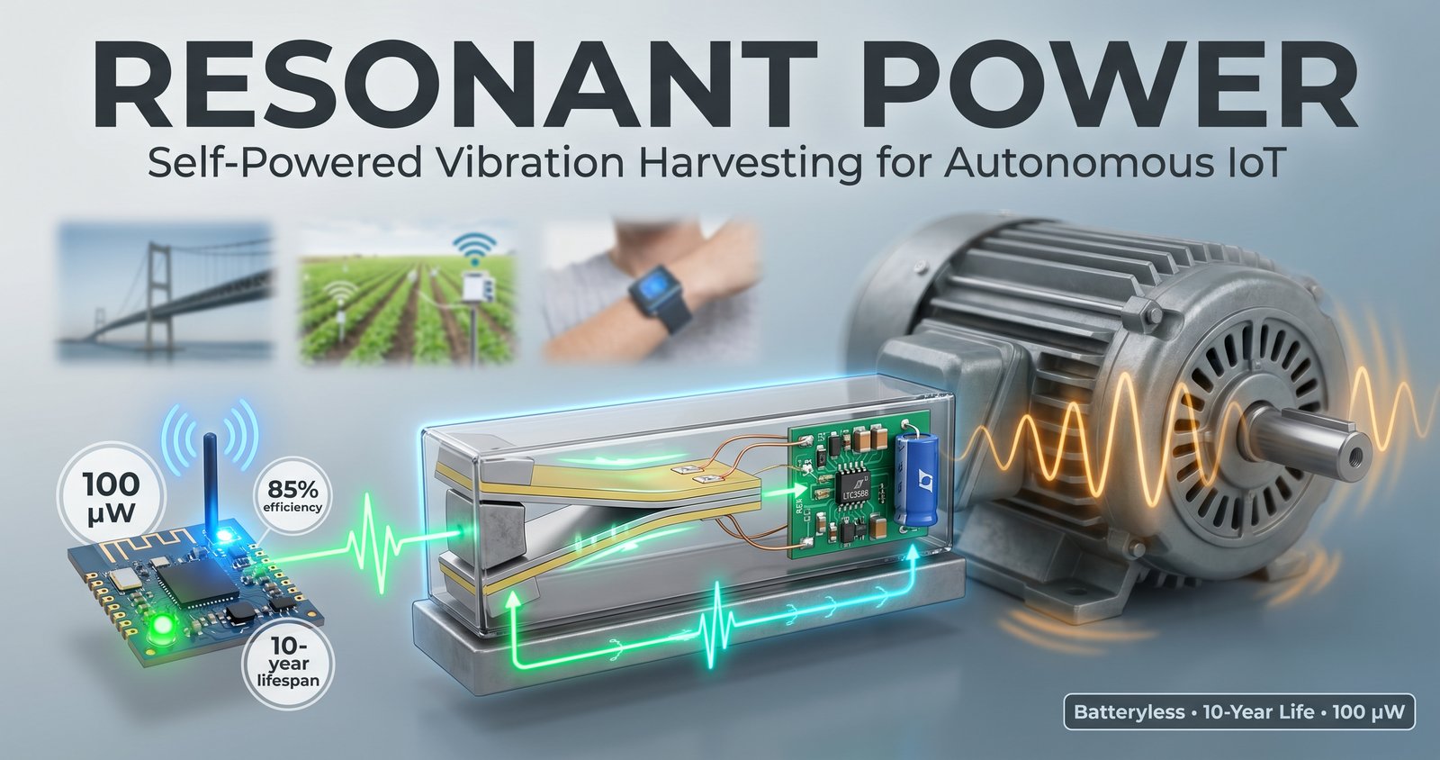 Resonant Power: Advancing Self-Powered Vibration Energy Harvesting and the Future of Autonomous IoT