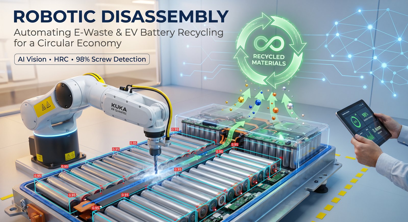 The Robotic Revolution in Circular Manufacturing: Automating the Disassembly of E-Waste and EV Batteries